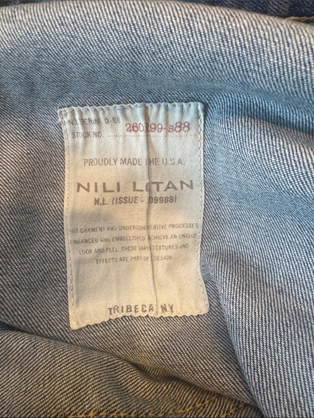 Nili Lotan SHON Barrel Leg Jeans Summer Wash 28 - Picture 9 of 10